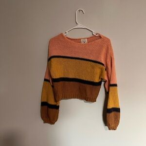 Billabong knit cropped Pullover Sweater